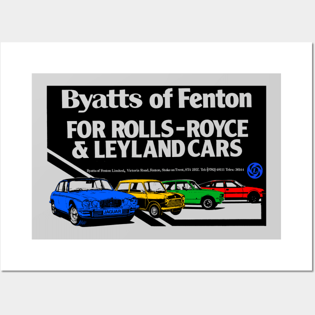 BRITISH LEYLAND - local dealer ad Wall Art by Throwback Motors